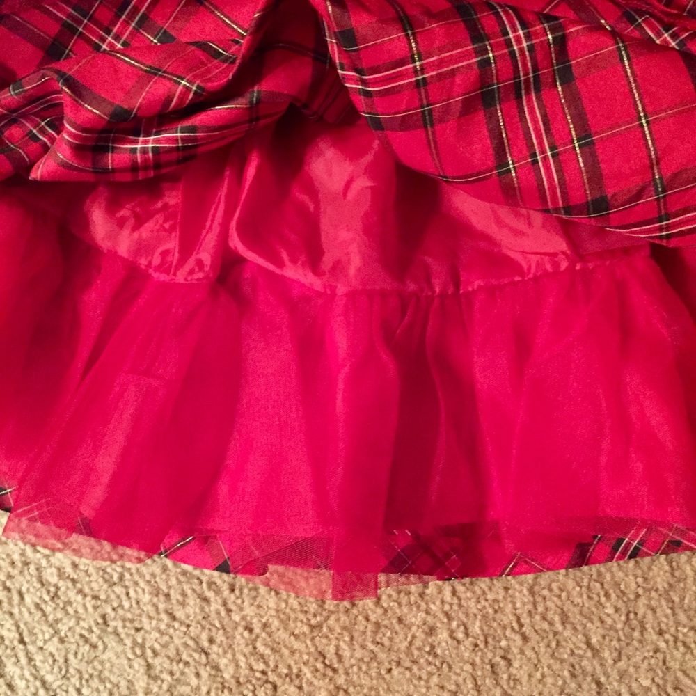 Gymboree Plaid & Velvet Holiday Dress! - Picture 4 of 6